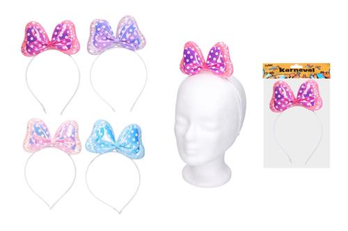 Karnevalový set W026069 - čelenka s mašľou
