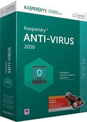 Kaspersky Anti-Virus 2017 CZ, 5 lic., 1 rok, nová licence, elektronicky KL1171OCEFS