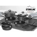 Kastról STONELINE s mramorovým povrchom a pokrievkou Gourmundo, 20 cm