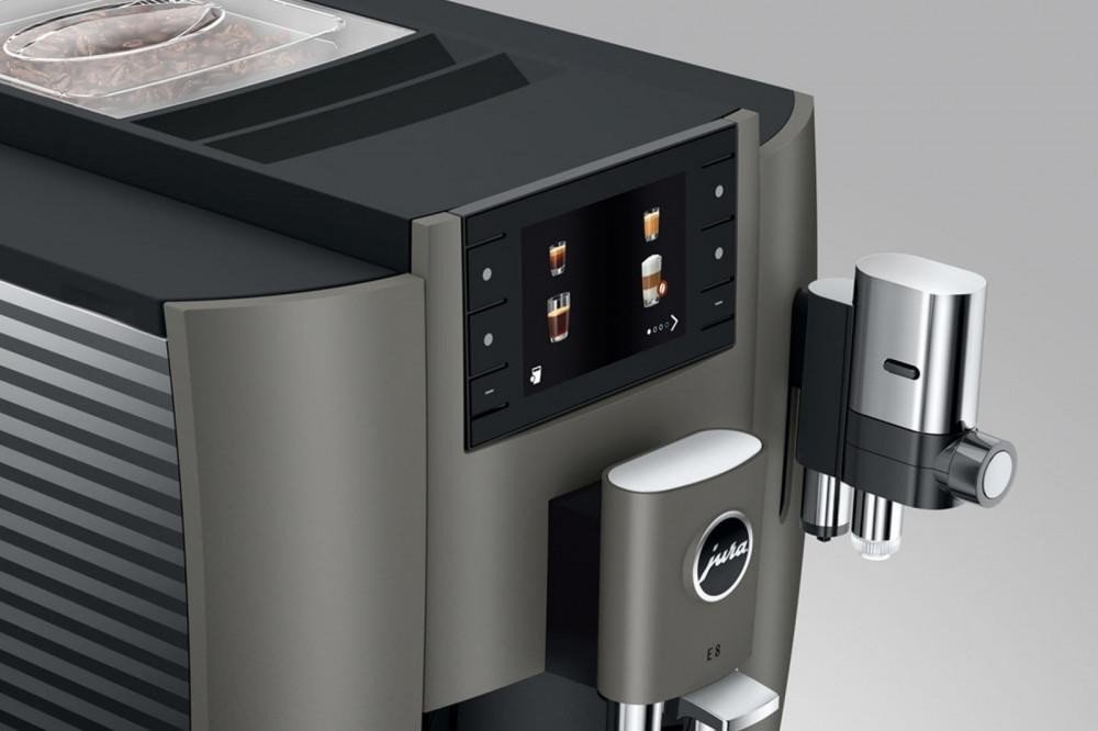 Kávovar Jura E8 Dark Inox