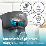 Kávovar na kapsule Bosch Tassimo Finesse TAS16B4, sivo-biely