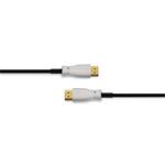 KB PremiumCord optický fiber HDMI 2.0 4K@60Hz kabel 100m, M/M, zlacené konektory