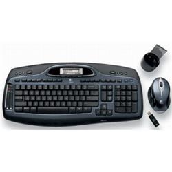 KBC Logitech Cordless Desktop MX 5000 Laser, US verze, bezdrátová sada klávesnic