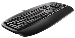 KBC LOGITECH DeLuxe Keyboard Black,OEM CZ, PS2