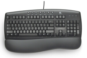 KBC xxx LOGITECH Black Internet Keyboard CZ OEM