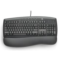 KBC xxx LOGITECH Black Internet Keyboard CZ OEM