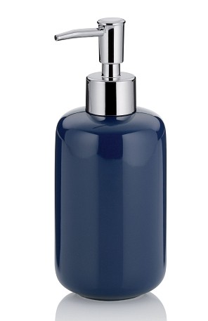 KELA Dávkovač mydla ISABELLA keramický 400 ml, modrý