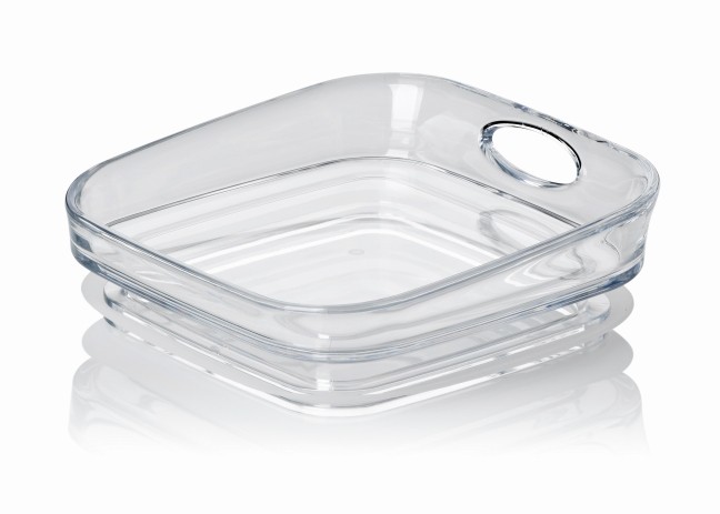 KELA Dóza hranatá skladovací plast JULE, 1,2 l