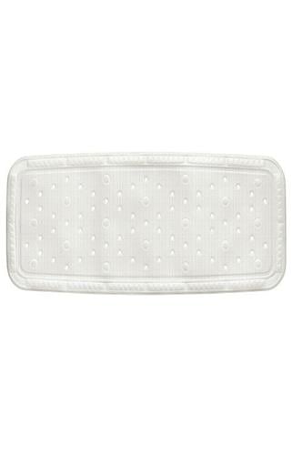 KELA Kúpeľňová predložka KRETA PVC, 92 x 36 cm, biela