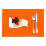 KELA Podložky PLATO, polyvinyl, 45 x 30 cm, oranžová