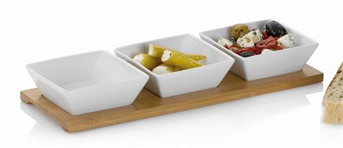 KELA Porcelánové servírovací misky PHILIPA, 4 ks