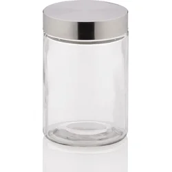 KELA Skleněná kulatá dóza s víkem REN, 1,2 l 