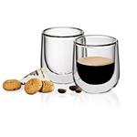 KELA Termálne poháre na espresso FONTANA, sada 2 ks, 60 ml