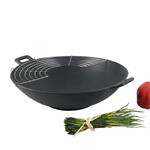 KELA Wok litinový 36 cm s příslušenstvím, sada 5 ks 