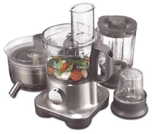 KENWOOD FP 270 kuchyňský robot kovový, 750W, odšťavňovač,hnětení,krájení, strouhání