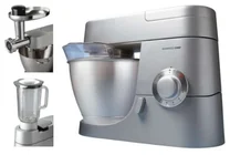 KENWOOD KMC 56008 Major kuchyňský robot nerez, 1000W, hnětení,masomlýnek,šlehání,mixér