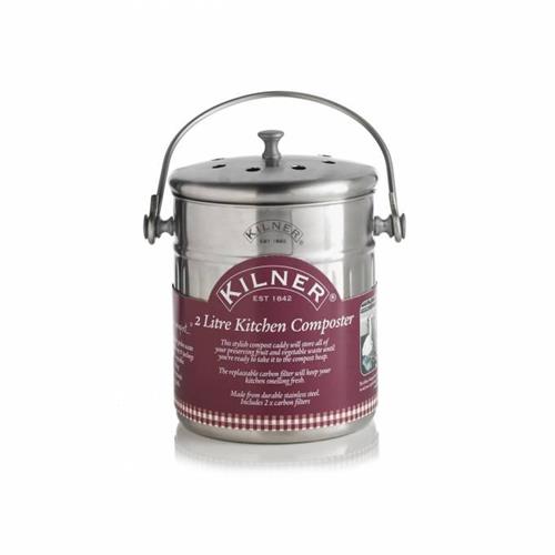 Kilner Komposter nerez 2l, 19x14 cm
