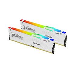 Kingston Fury Beast DDR5 64GB 6400MHz EXPO RGB White (Kit 2x32GB)