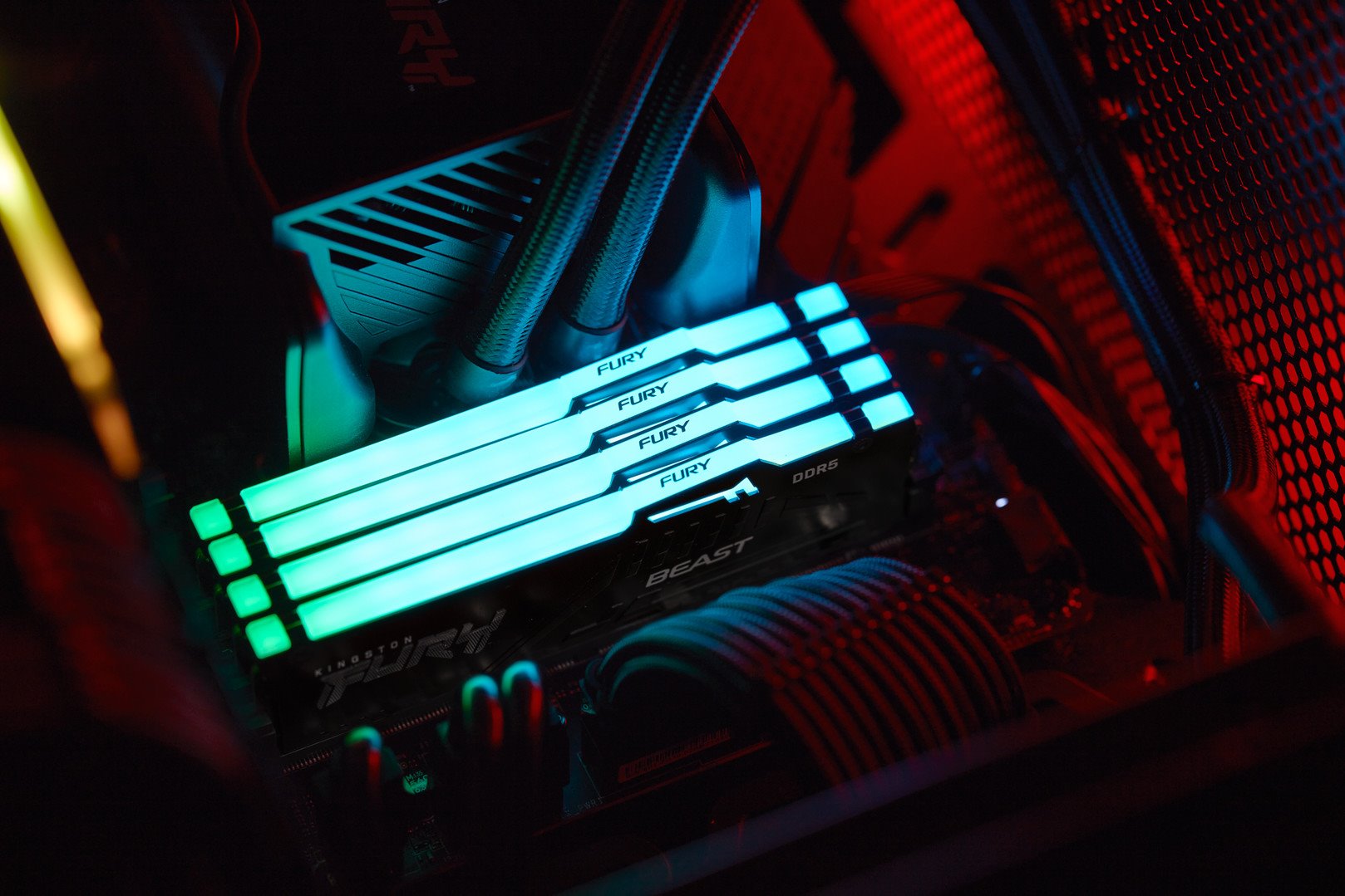Kingston Fury Beast DDR5 DIMM 16GB 5200MHz RGB (Kit 2x8GB)