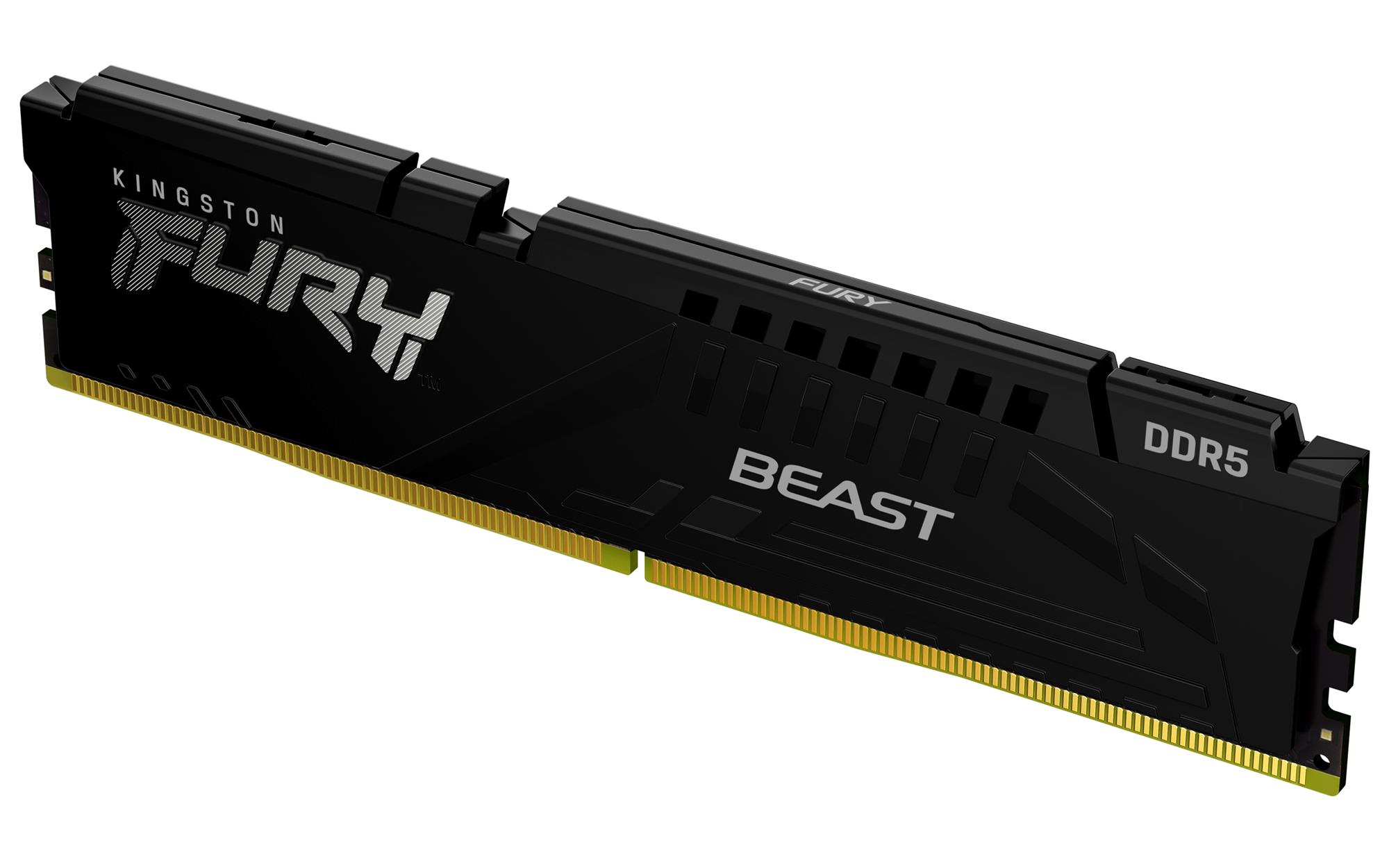 Kingston Fury Beast DDR5 DIMM 16GB 6000MHz, AMD EXPO, čierna