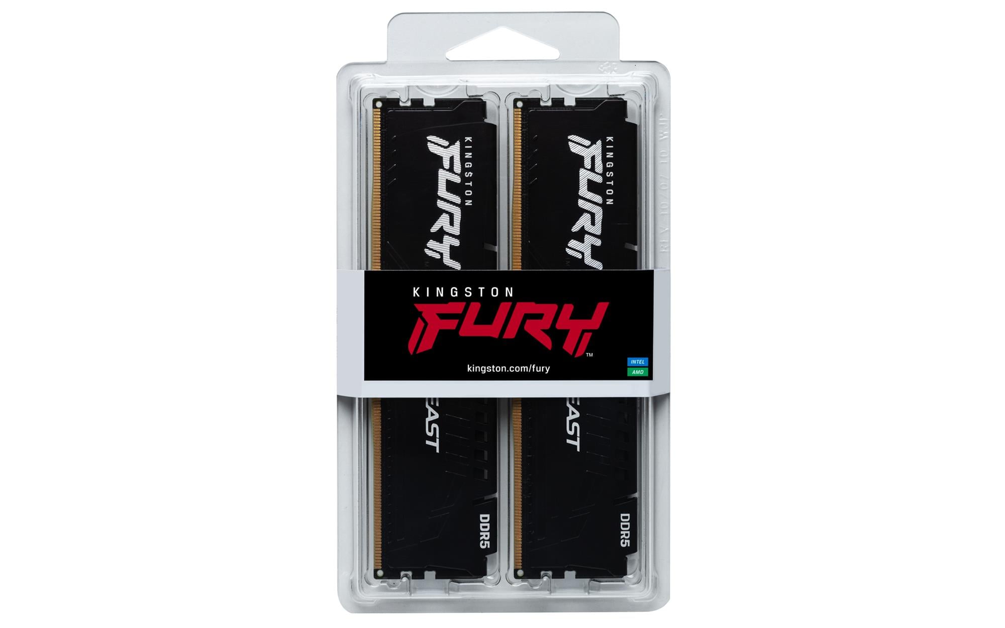 Kingston Fury Beast DDR5 DIMM 32GB 5600MHz čierna (sada 2x16GB)