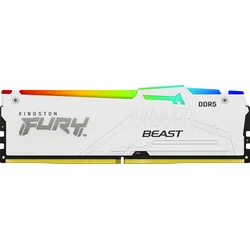 Kingston FURY™ Beast DDR5 RGB 16GB 5600MHz, XMP, biela