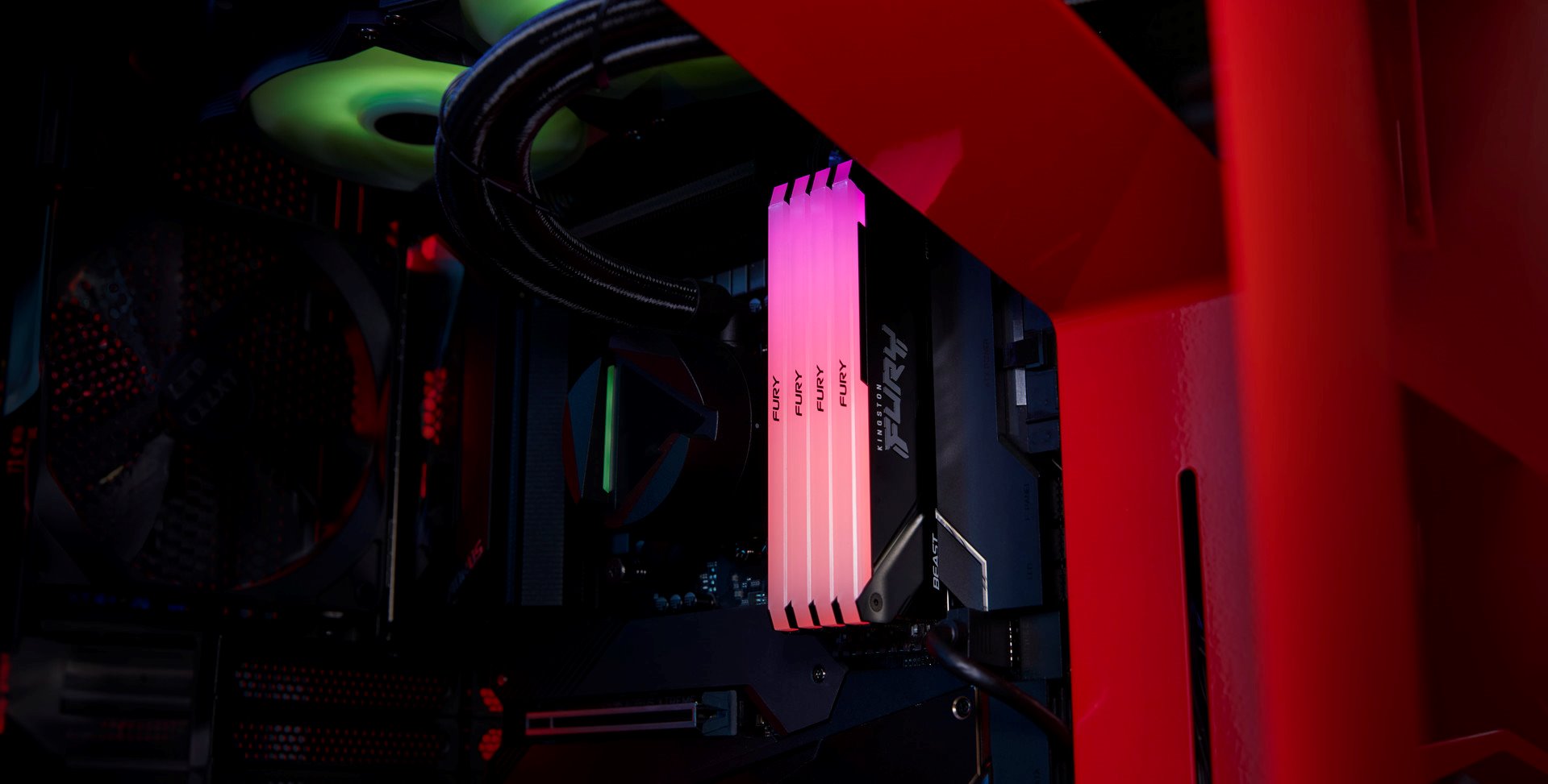 Kingston Fury Beast DIMM DDR4 32GB 3200MHz 1Gx8 RGB (Kit 2x16GB)