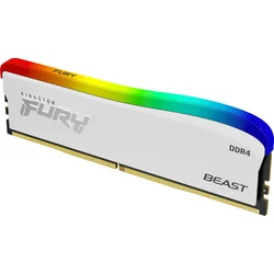 Kingston Fury Beast Special Edition DDR4 16GB 3200MHz CL16, RGB chladič, 1x16GB, biela