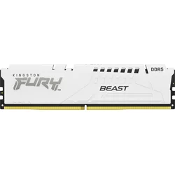 Kingston Fury Beast White DDR5 DIMM 16GB 5600MHz, Intel XMP, biela