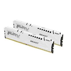 Kingston Fury Beast White DDR5 DIMM 32GB 6000MHz, AMD EXPO, biela (sada 2x 16GB)