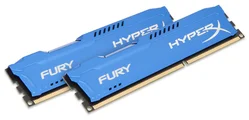 Kingston HyperX Fury 16GB (Kit 2x8GB) 1333MHz DDR3 CL9, modrý chladič