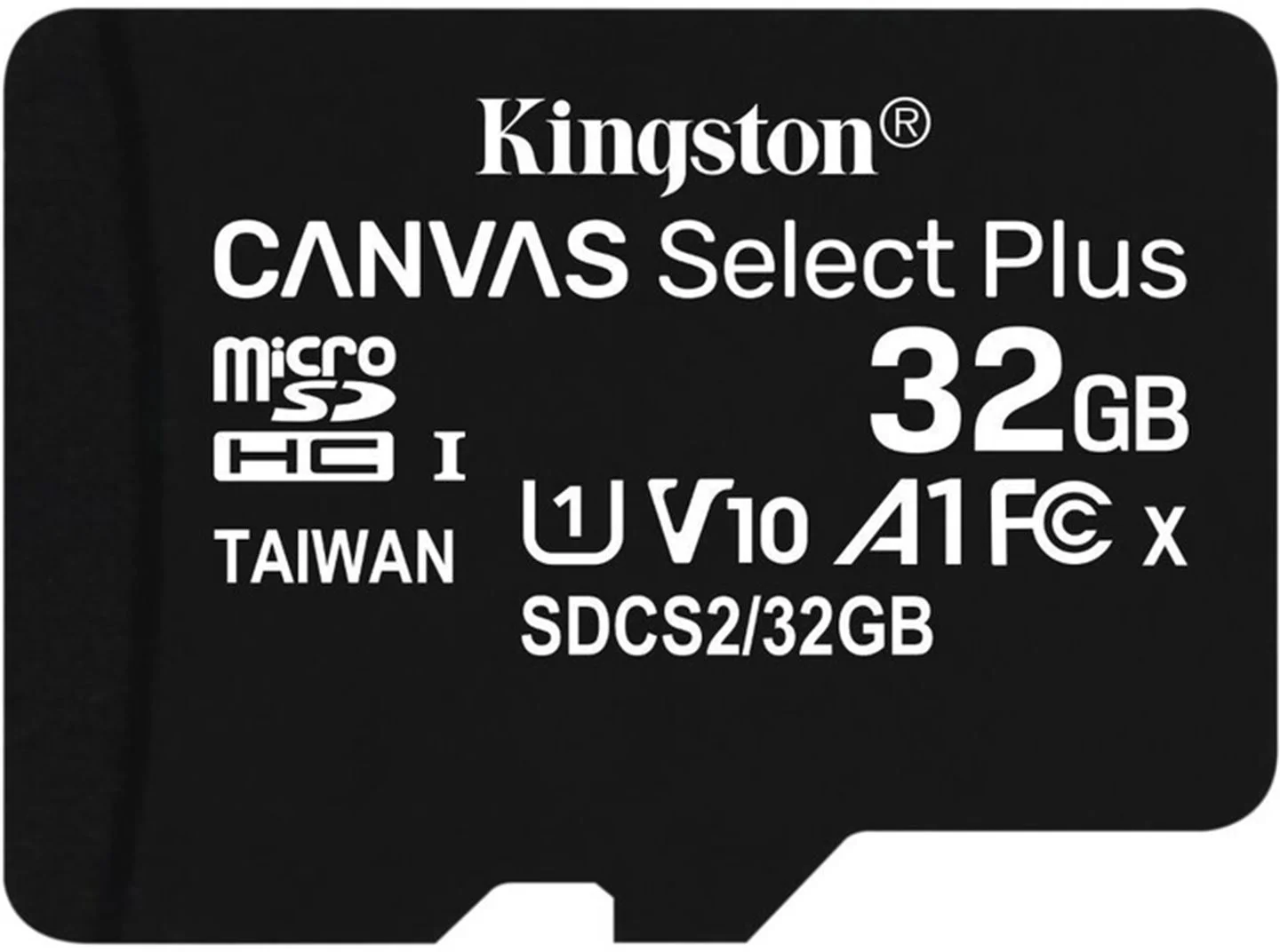 Kingston microSDHC 32GB Canvas Select Plus A1 C10 Card (rychlost až 100 MB/s) bez adaptéru