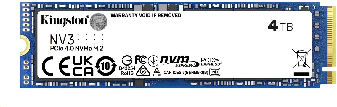 Kingston NV3 SSD 4TB NVMe