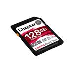 KINGSTON SDXC 128GB Canvas React Plus UHS-II V90 (čítanie/zápis: 300/260MB/s)