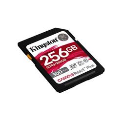 KINGSTON SDXC 256GB Canvas React Plus UHS-II V90 (čtení/zápis: 300/260MB/s)