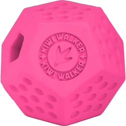 Kiwi Walker DODECABALL gumová hračka s otvorom na pamlsky, Maxi 8 cm, ružová