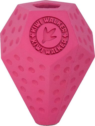 Kiwi Walker Gumová hračka DIABALL s otvorom na pamlsky, Mini 8 cm, ružová