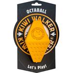 Kiwi Walker Gumová hračka OCTABALL s dírou na pamlsky, Maxi 14,5 cm, Oranžová