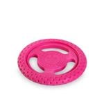 Kiwi Walker Lietajúce a plávajúce frisbee z TPR peny, ružové, 22 cm