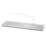 Klávesnica DELL KB216/ multimediálna/ americká/ medzinárodná/ USB/ drôtová/ biela