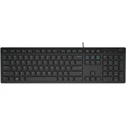 Klávesnica DELL KB216/ multimediálna/ nemecká/ GER/ DE/ USB/ drôtová/ čierna