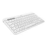 Klávesnica Logitech Multi-Device Bluetooth Keyboard K380 pre Mac, americká bezdrôtová, svetlo sivá