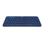 Klávesnica Logitech Multi-Device Bluetooth Keyboard K380, UK, bezdrôtová, modrá