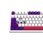 Klávesnica LORGAR KBP70TKLW, mechanická TKL, 75%, bezdrôtová herná, biela, CS