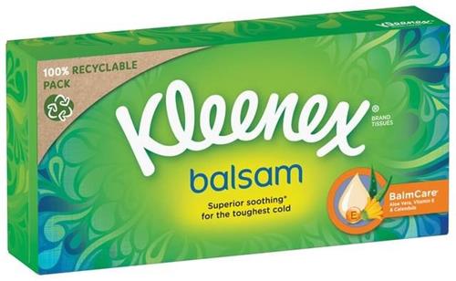 KLEENEX® Balsam Box papírové kapesníky 64ks, krabice