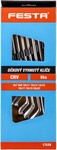 Klíče očkové vyhnuté CrV 8 ks, 6 - 22 mm