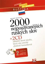 Kniha 2000 nejpoužívanějších ruských slov + 2 audio CD