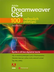 Kniha Adobe Dreamweaver CS4 - 100 nejlepších postupů