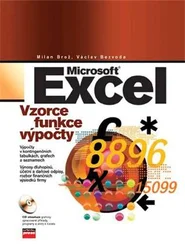 Kniha Microsoft Excel vzorce a funkce