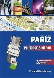 Kniha Paříž Průvodce s mapou